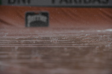 Pluie, Roland Garros 2018
