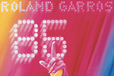 Roland-Garros 1985 poster by Jacques Monory
