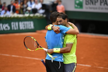 Rafael Nadal and Dominic Thiem